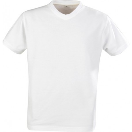 Herre t-shirt, v-hals med logo