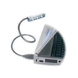 USB lampe med 3 hvide lamper