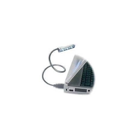 USB lampe med 3 hvide lamper