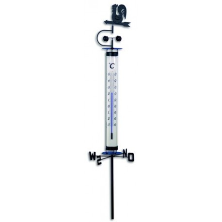 Havethermometer med vejrhane