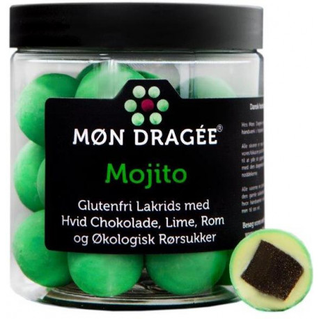 Lakrids med hvid chokolade + mynte