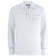 Poloshirts langærmede med lomme 028235A38