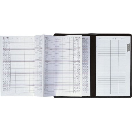 Lommekalender 87x153mm, international